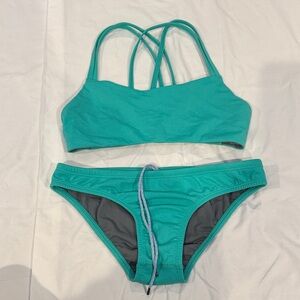 Jolyn Turquoise Bikini Set